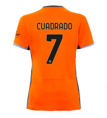 Inter Milan Juan Cuadrado #7 Tercera Equipación Mujer 2023-24 Manga Corta